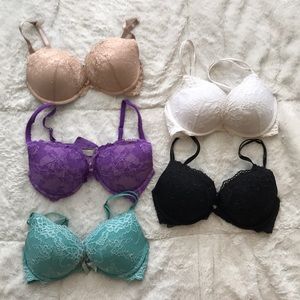 34D Very Sexy Push Up Victoria’s Secret 5 bras